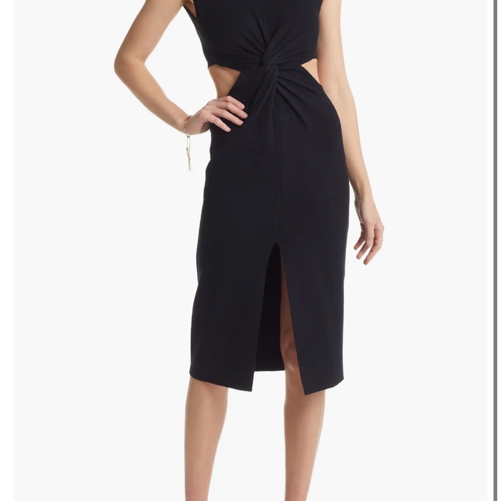 VICI cut out knit black dress